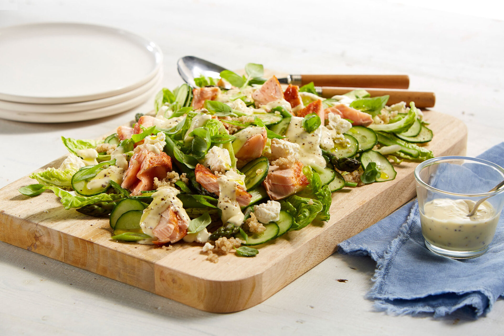 Salmon Salad with Creamy Dressing | Bulla