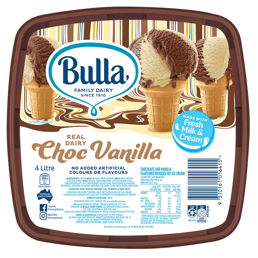 Bulla Our Range of Fresh and Local Products
