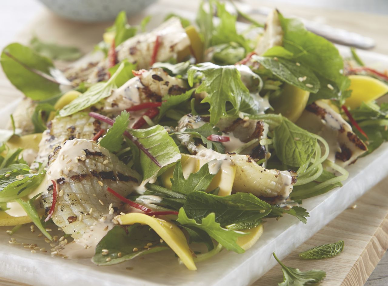 Calamari Mango Salad with Creamy Chilli Lime Dressing | Bulla