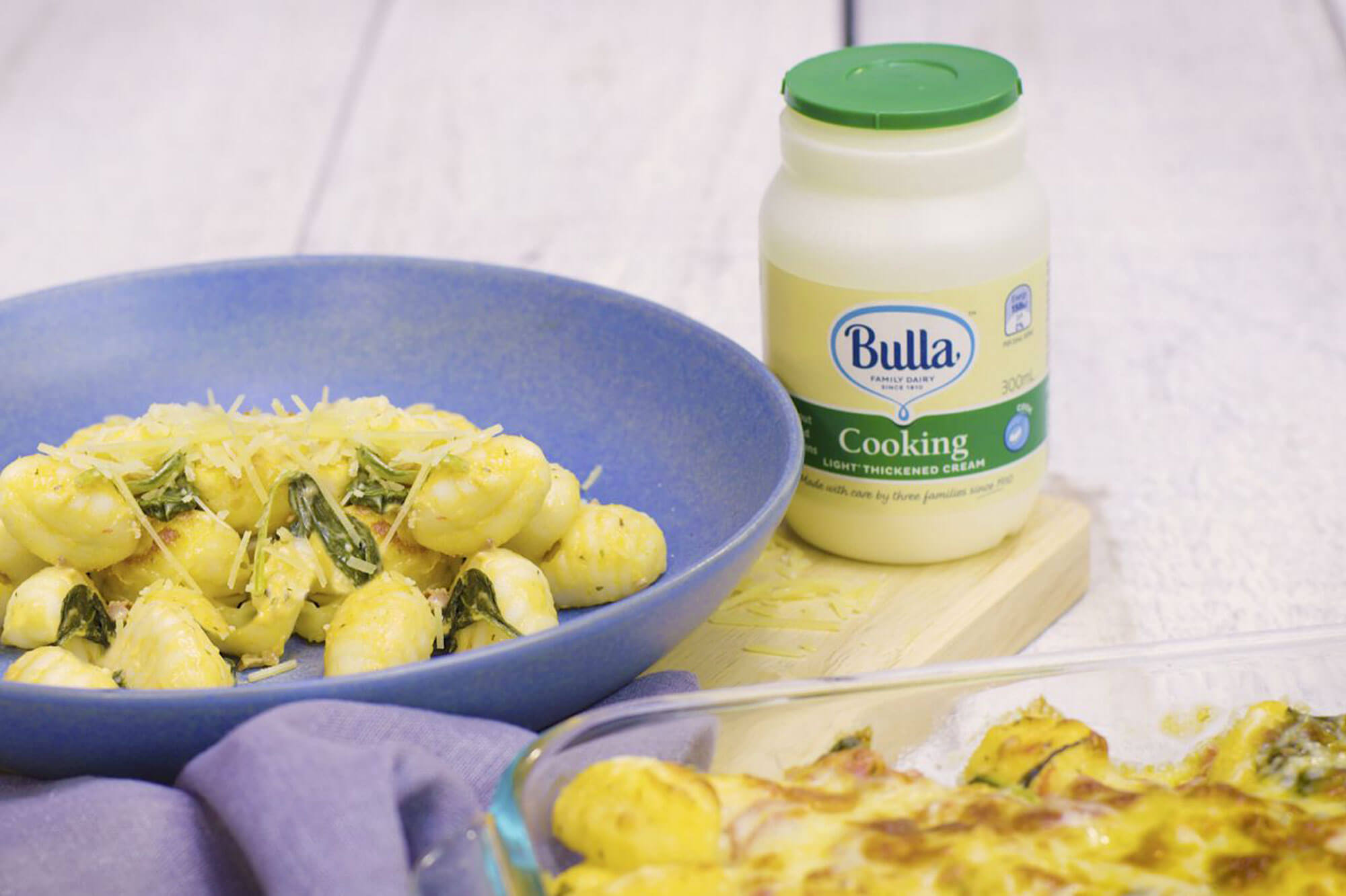 Creamy Baked Pesto Gnocchi | Bulla