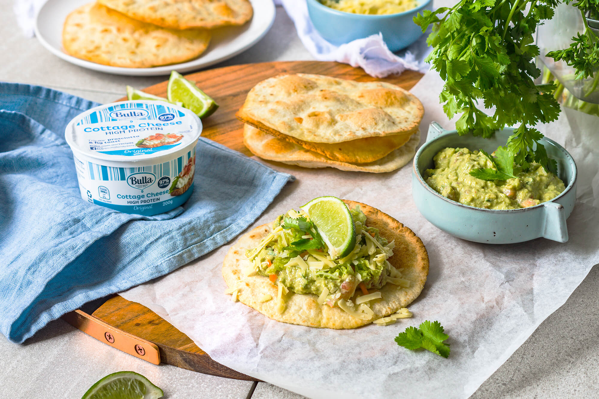 Guacamole Baked Tostadas | Bulla