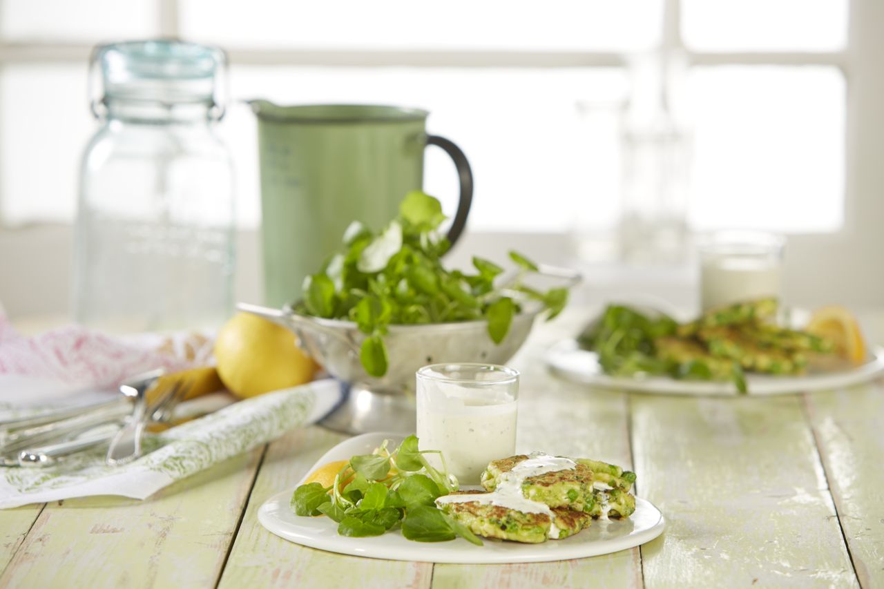 Pea Fritters with Citrus Crème Fraîche | Bulla