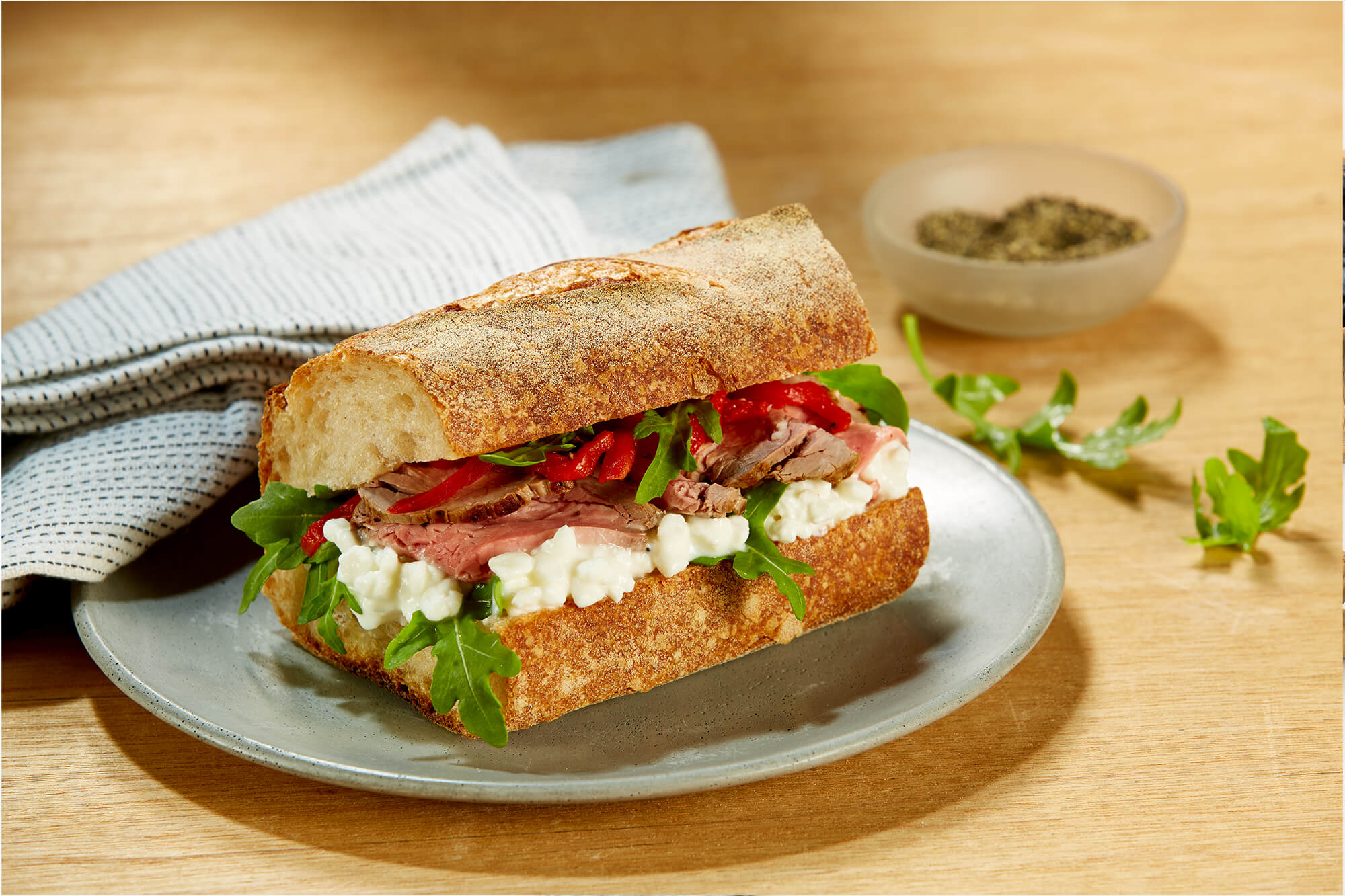 Roast Beef Baguette Bulla