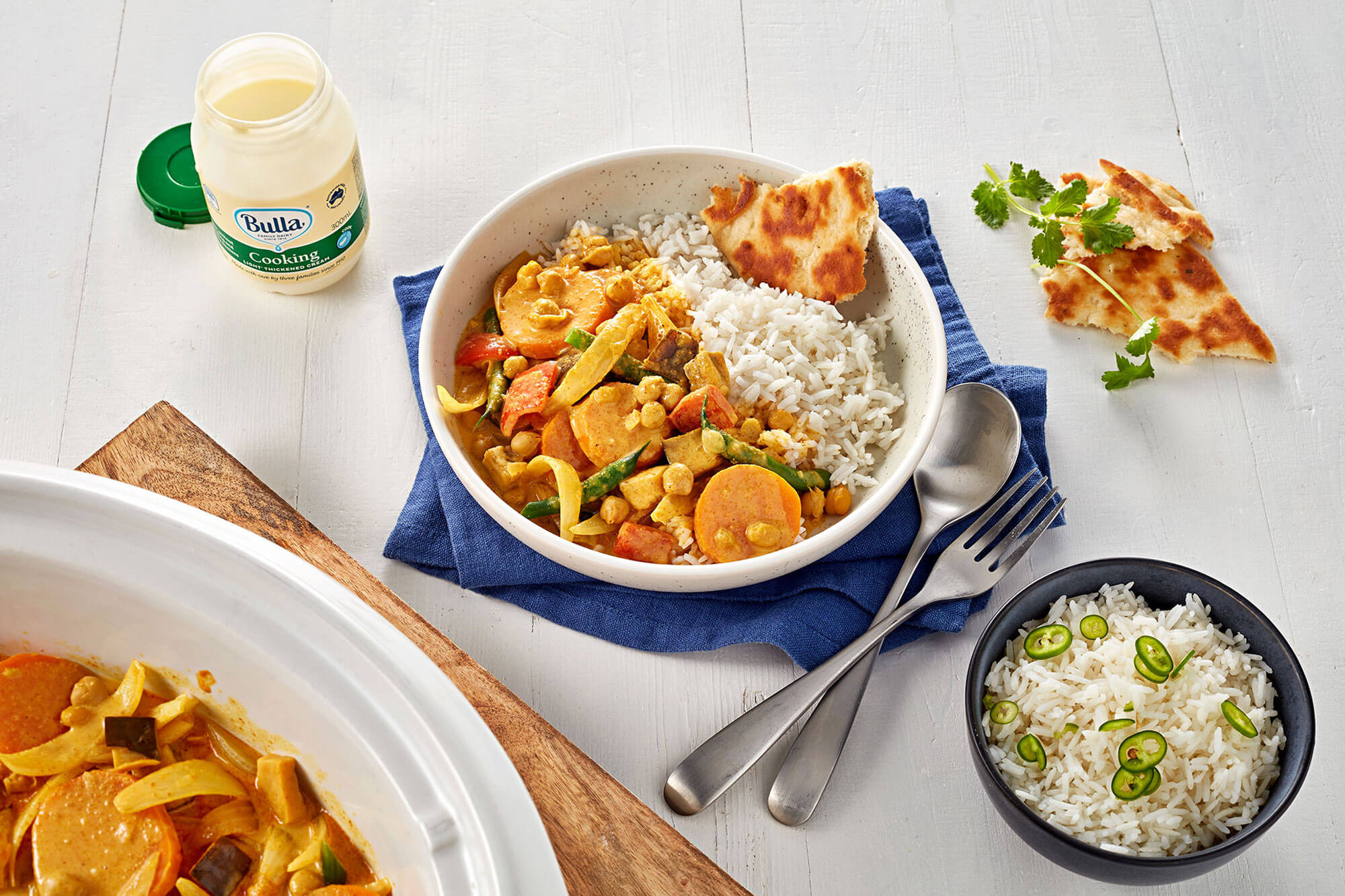 Slow Cooker Vegetable Chickpea Curry | Bulla