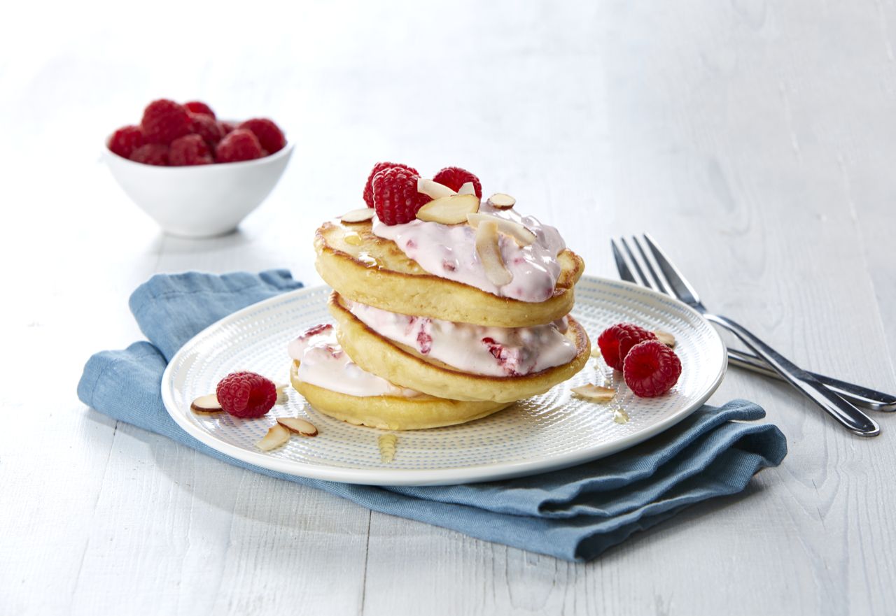 Sour Cream Pancakes with Berries | Bulla