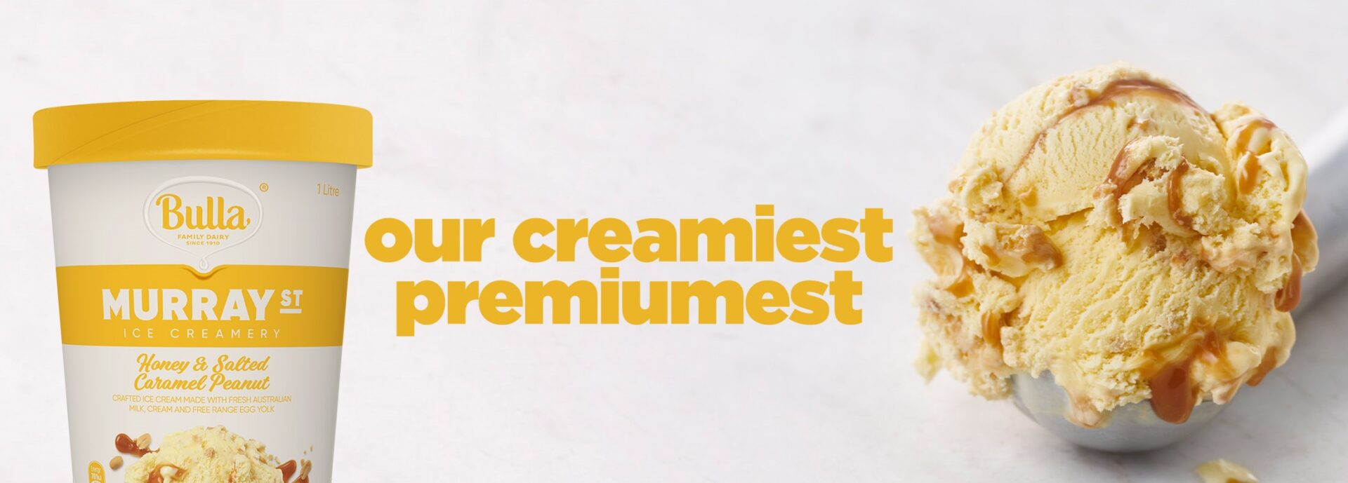 Bulla New Murray Street IceCream Range Our Creamiest Ever