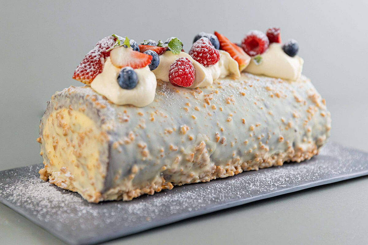Choc Berry Yule Log by Kirsten Tibballs | Bulla