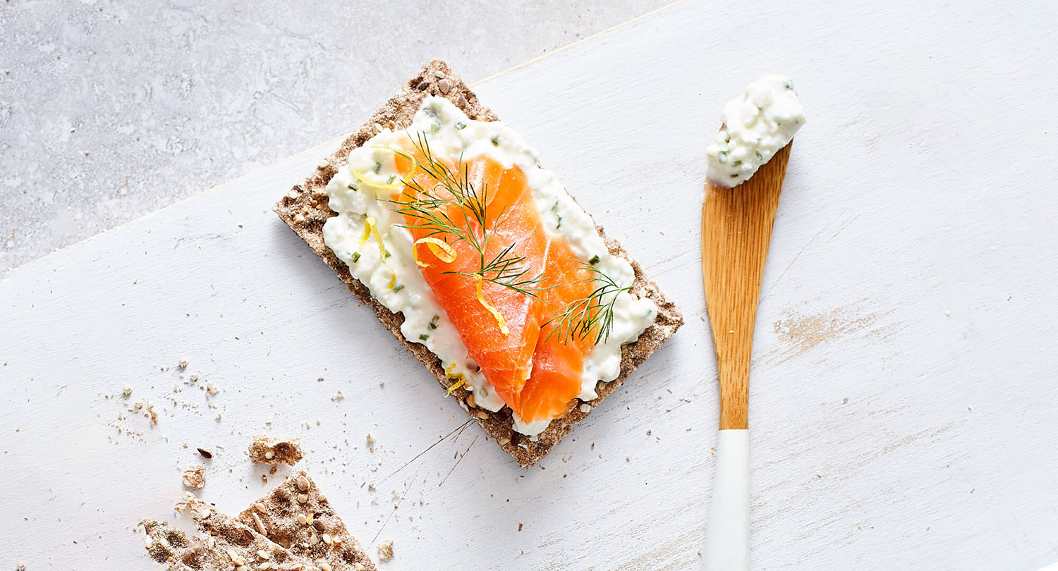 Cottage Cheese, Salmon and Dill Bites Bulla