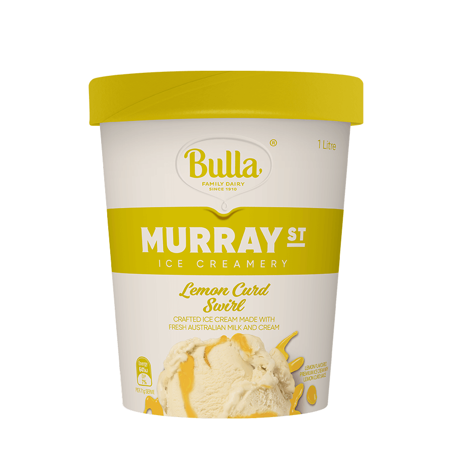 Bulla Murray Street Ice Creamery – Lemon Curd Swirl