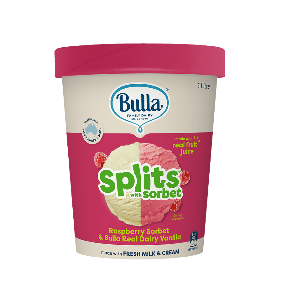 Bulla Splits Sorbet – Raspberry