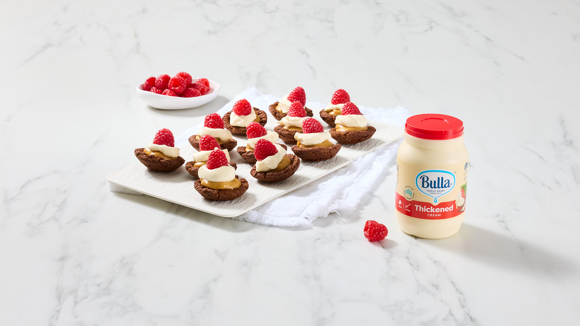 Caramelised Chocolate Tarts | Bulla