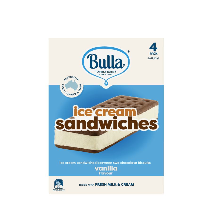 Bulla Ice Cream Sandwich – Vanilla